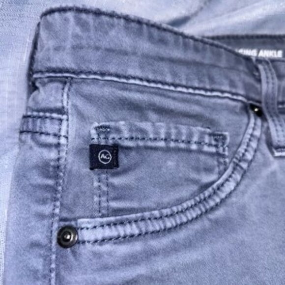 AG Adriano Goldschmied Blue Pants The Legging Ankle Super Skinny Ankle - 25R - Picture 4 of 8